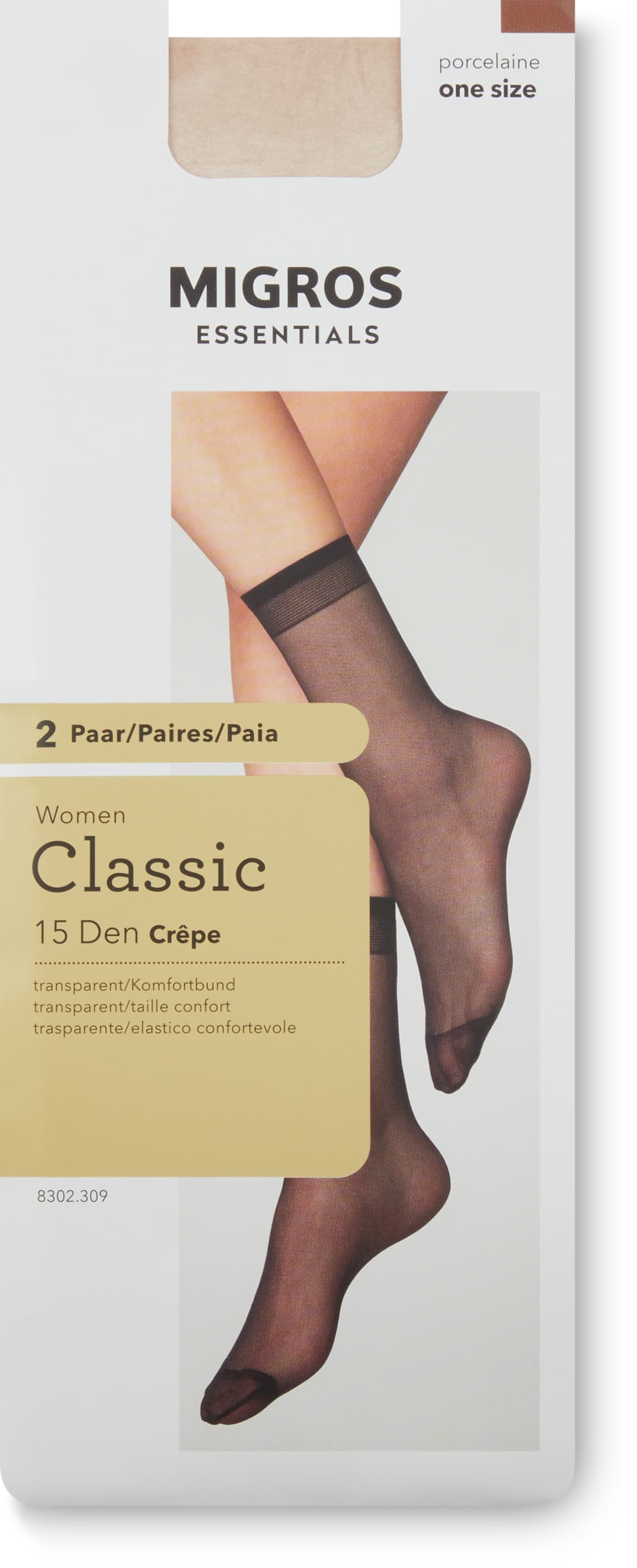 Damen Söckchen Crêpe